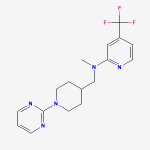 N-methyl-N-{[1-(pyrimidin-2-yl)piperidin-4-yl]methyl}-4-(trifluoromethyl)pyridin-2-amine