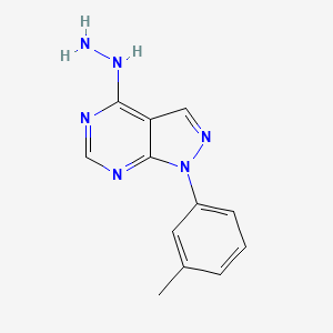 1-(3-Methylphenyl)pyrazolo[5,4-d]pyrimidine-4-ylhydrazine