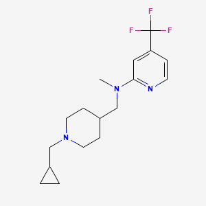 N-{[1-(cyclopropylmethyl)piperidin-4-yl]methyl}-N-methyl-4-(trifluoromethyl)pyridin-2-amine