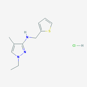 1-ethyl-4-methyl-N-(2-thienylmethyl)-1H-pyrazol-3-amine