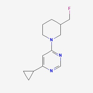 4-Cyclopropyl-6-[3-(fluoromethyl)piperidin-1-yl]pyrimidine