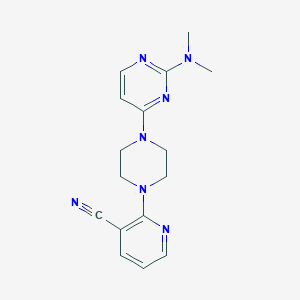 2-{4-[2-(Dimethylamino)pyrimidin-4-yl]piperazin-1-yl}pyridine-3-carbonitrile