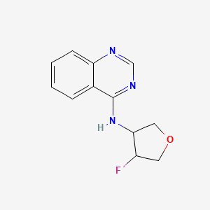 N-(4-fluorooxolan-3-yl)quinazolin-4-amine