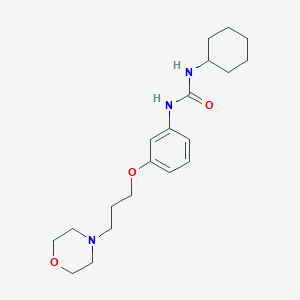 1-Cyclohexyl-3-(3-(3-morpholinopropoxy)phenyl)urea