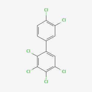 molecular formula C12H4Cl6 B1222757 2,3,3',4,4',5-六氯联苯 CAS No. 38380-08-4