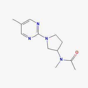 N-methyl-N-[1-(5-methylpyrimidin-2-yl)pyrrolidin-3-yl]acetamide