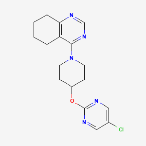 4-{4-[(5-Chloropyrimidin-2-yl)oxy]piperidin-1-yl}-5,6,7,8-tetrahydroquinazoline