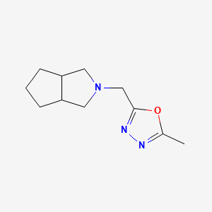 2-Methyl-5-({octahydrocyclopenta[c]pyrrol-2-yl}methyl)-1,3,4-oxadiazole