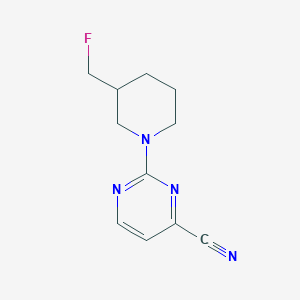 2-[3-(Fluoromethyl)piperidin-1-yl]pyrimidine-4-carbonitrile