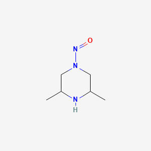 molecular formula C6H13N3O B1222767 1-Nitroso-3,5-dimethylpiperazine CAS No. 67774-31-6