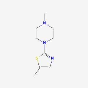 1-Methyl-4-(5-methyl-1,3-thiazol-2-yl)piperazine