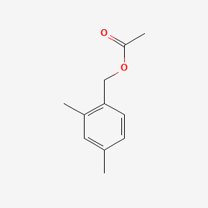 molecular formula C11H14O2 B1222768 2,4-二甲基苄基乙酸酯 CAS No. 62346-96-7