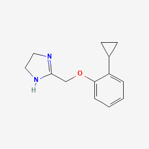 molecular formula C13H16N2O B1222771 Cirazoline CAS No. 59939-16-1