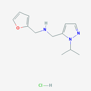 1-(2-furyl)-N-[(1-isopropyl-1H-pyrazol-5-yl)methyl]methanamine