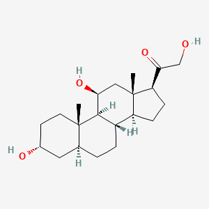 molecular formula C21H34O4 B1222781 Allotetrahydrocorticosterone CAS No. 600-63-5