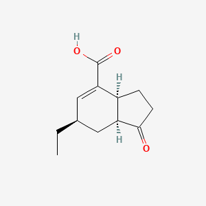 molecular formula C12H16O3 B1222782 冠状腺酸 CAS No. 62251-98-3