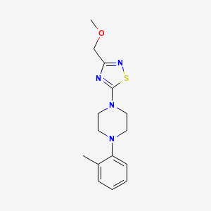 1-[3-(Methoxymethyl)-1,2,4-thiadiazol-5-yl]-4-(2-methylphenyl)piperazine