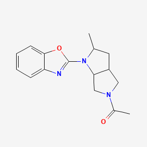 1-[1-(1,3-Benzoxazol-2-yl)-2-methyl-octahydropyrrolo[2,3-c]pyrrol-5-yl]ethan-1-one