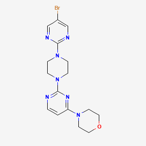 4-{2-[4-(5-Bromopyrimidin-2-yl)piperazin-1-yl]pyrimidin-4-yl}morpholine