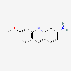 molecular formula C14H12N2O B1222791 3-氨基-6-甲氧基吖啶 CAS No. 84746-03-2