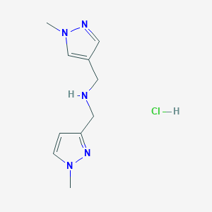 1-(1-methyl-1H-pyrazol-3-yl)-N-[(1-methyl-1H-pyrazol-4-yl)methyl]methanamine