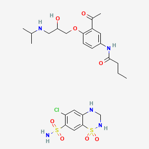 molecular formula C25H36ClN5O8S2 B1222800 Secradex CAS No. 95646-61-0