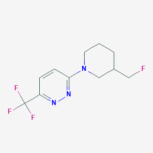 3-[3-(Fluoromethyl)piperidin-1-yl]-6-(trifluoromethyl)pyridazine