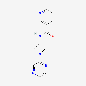 N-[1-(pyrazin-2-yl)azetidin-3-yl]pyridine-3-carboxamide