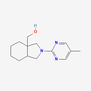 [2-(5-methylpyrimidin-2-yl)-octahydro-1H-isoindol-3a-yl]methanol