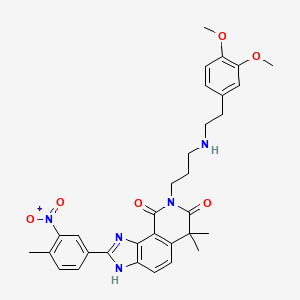 molecular formula C32H35N5O6 B12228175 RSV L-protein-IN-4 