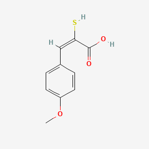 3-(4-Methoxyphenyl)-2-sulfanylacrylic acid