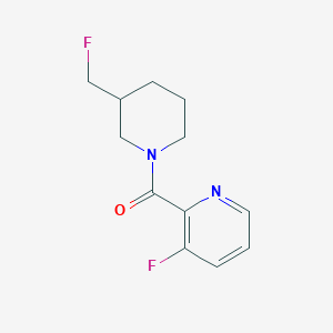 3-Fluoro-2-[3-(fluoromethyl)piperidine-1-carbonyl]pyridine