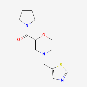 2-(Pyrrolidine-1-carbonyl)-4-[(1,3-thiazol-5-yl)methyl]morpholine