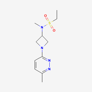 N-methyl-N-[1-(6-methylpyridazin-3-yl)azetidin-3-yl]ethane-1-sulfonamide