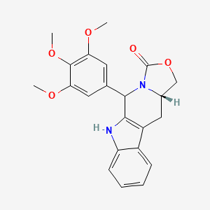 molecular formula C22H22N2O5 B1222830 Methyl-azatoxin 