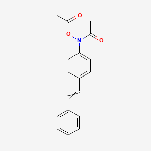 molecular formula C18H17NO3 B1222831 N-Acetoxy-4-acetamidostilbene 