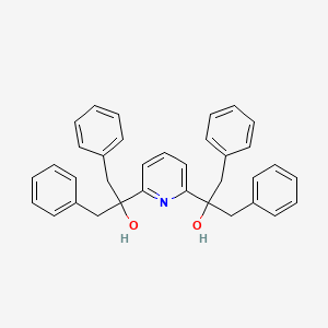 molecular formula C35H33NO2 B1222832 2,6-Bis-(dibenzylhydroxymethyl)-pyridine CAS No. 58451-84-6