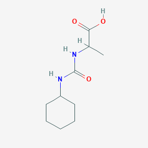 2-[(Cyclohexylcarbamoyl)amino]propanoic acid