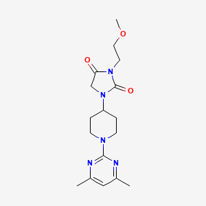 1-[1-(4,6-Dimethylpyrimidin-2-yl)piperidin-4-yl]-3-(2-methoxyethyl)imidazolidine-2,4-dione