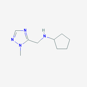 N-[(1-methyl-1H-1,2,4-triazol-5-yl)methyl]cyclopentanamine