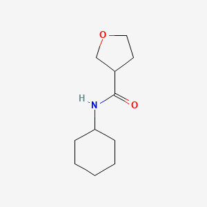 molecular formula C11H19NO2 B12228411 N-cyclohexyloxolane-3-carboxamide 