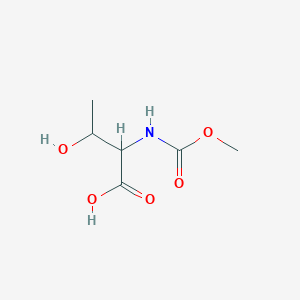 molecular formula C6H11NO5 B12228486 N-(Methoxycarbonyl)-L-threonine 