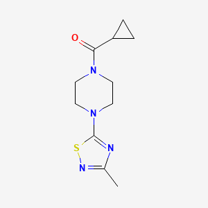 1-Cyclopropanecarbonyl-4-(3-methyl-1,2,4-thiadiazol-5-yl)piperazine