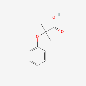 molecular formula C10H12O3 B1222857 2-Methyl-2-phenoxypropanoic acid CAS No. 943-45-3