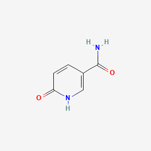 molecular formula C6H6N2O2 B1222860 6-Hydroxynicotinamide CAS No. 3670-59-5