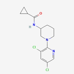 N-[1-(3,5-dichloropyridin-2-yl)piperidin-3-yl]cyclopropanecarboxamide