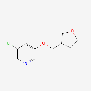 3-Chloro-5-[(oxolan-3-yl)methoxy]pyridine