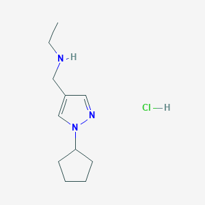 [(1-cyclopentyl-1H-pyrazol-4-yl)methyl]ethylamine