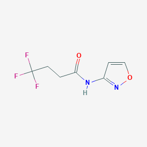 4,4,4-trifluoro-N-(1,2-oxazol-3-yl)butanamide