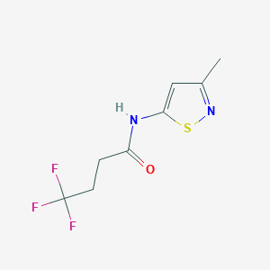 4,4,4-trifluoro-N-(3-methyl-1,2-thiazol-5-yl)butanamide